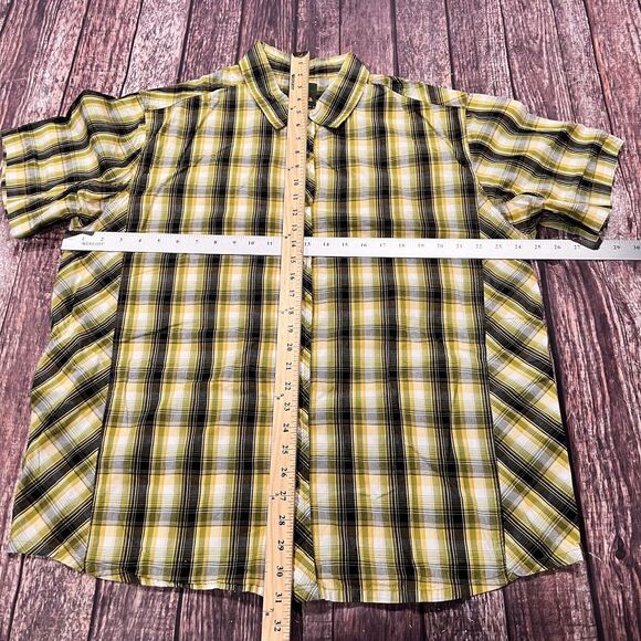 Lot Of 2 PrAna Mens Breathe Pearl‎ Snap Plaid Button Up Short Sleeve Shirt Sz XL - Picture 7 of 10